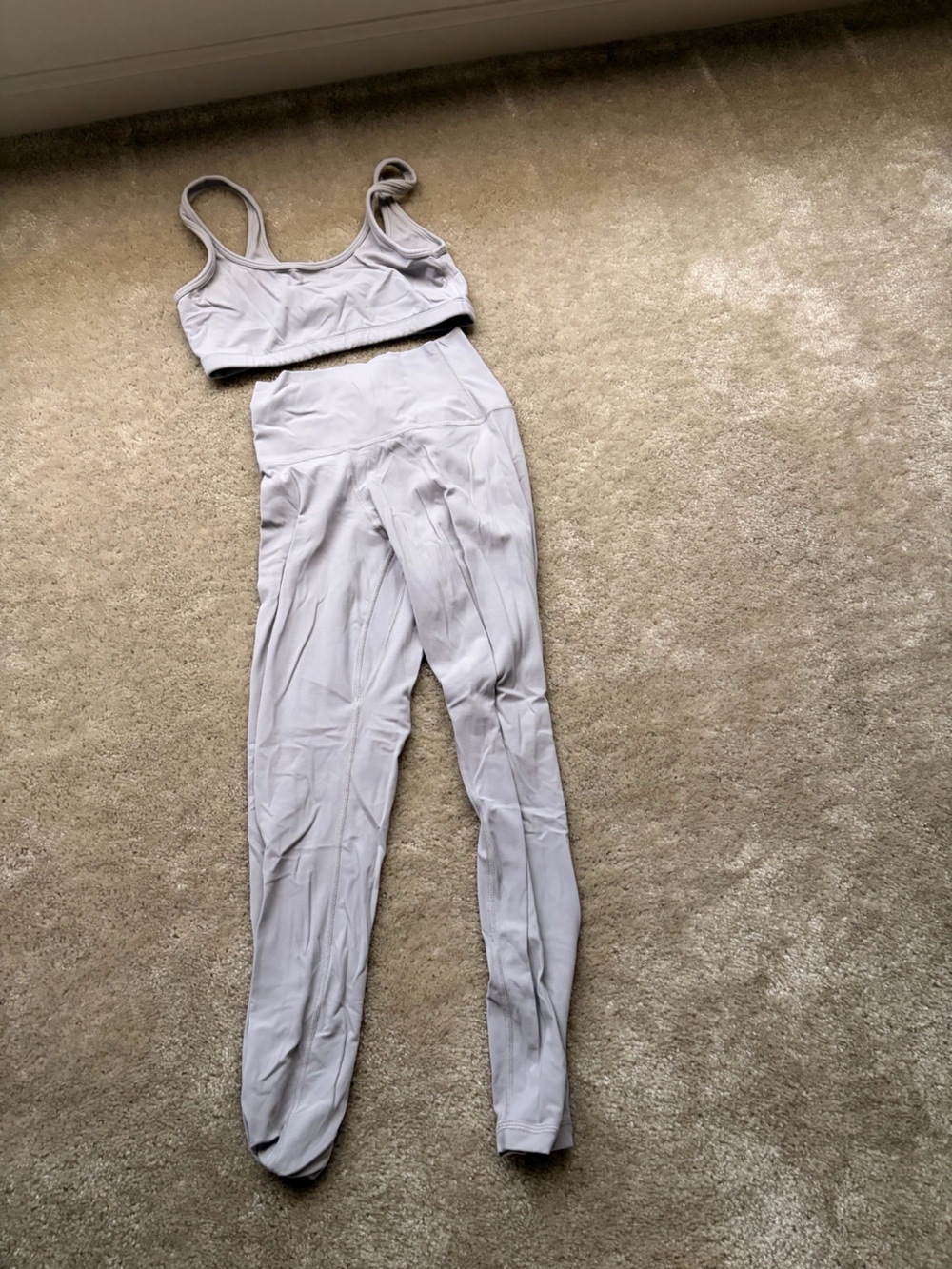 Aritzia Golden Butter Set Light Gray